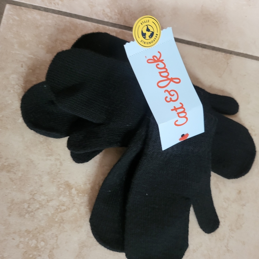Cat Jack 3pk 2t-5t Mittens